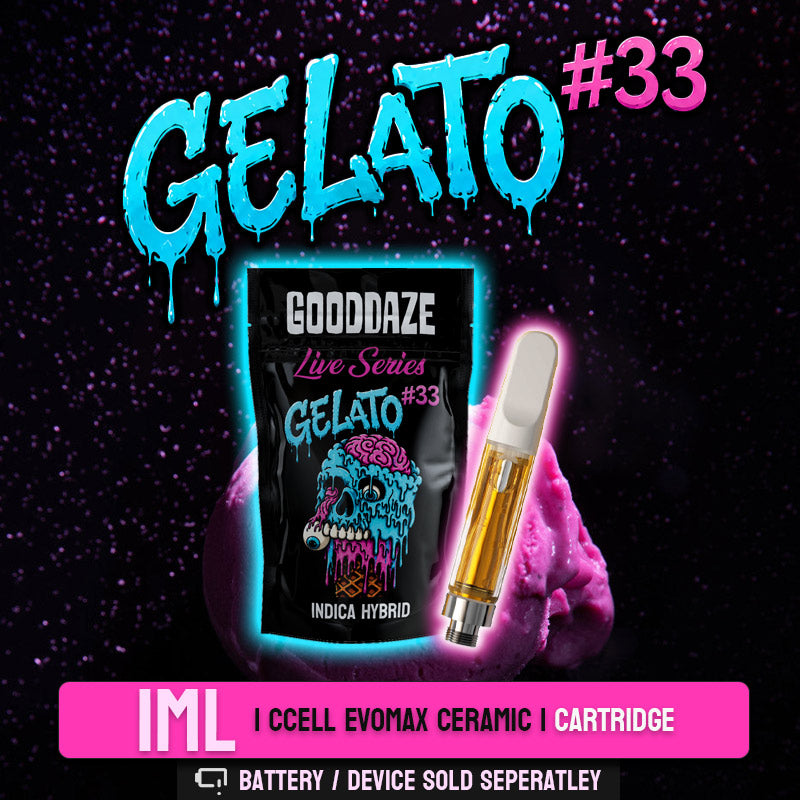 Gelato #33 1ml Cartridge - GoodDaze
